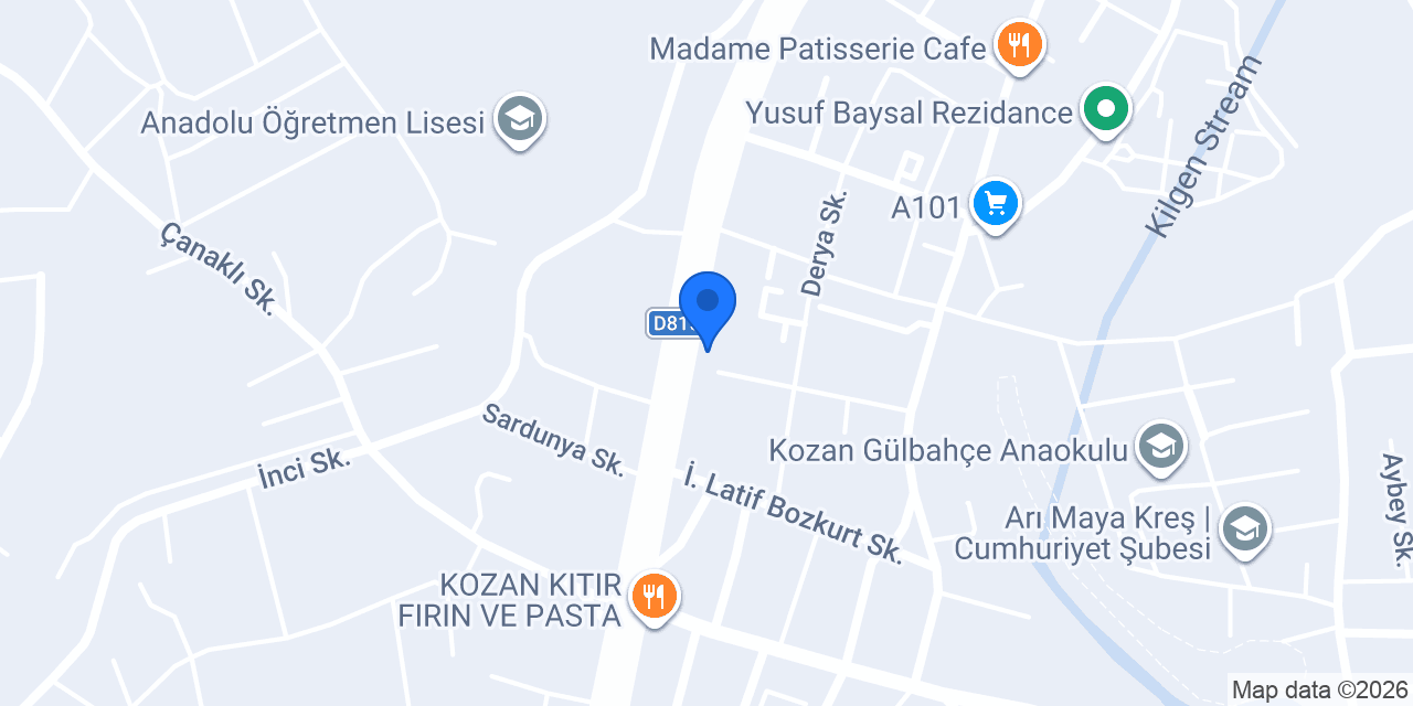 İsa Auto Kozan konumu