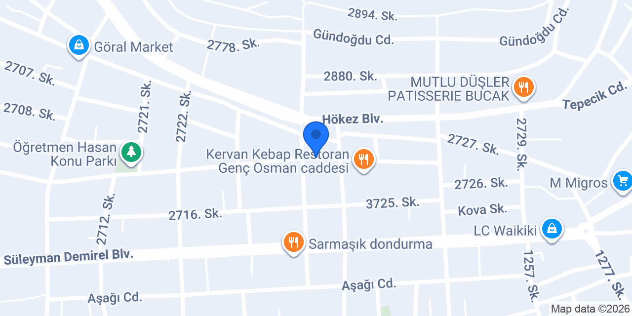 Bucak Meydan Taksi konumu