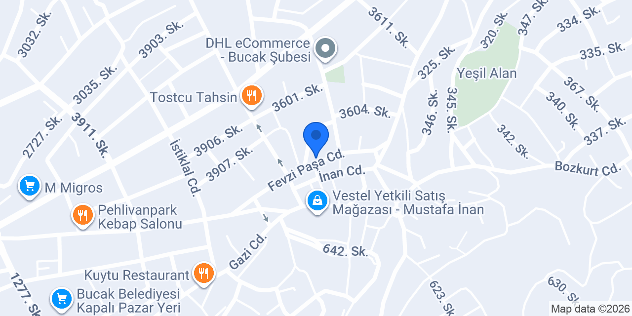 Öğdem Ticaret konumu