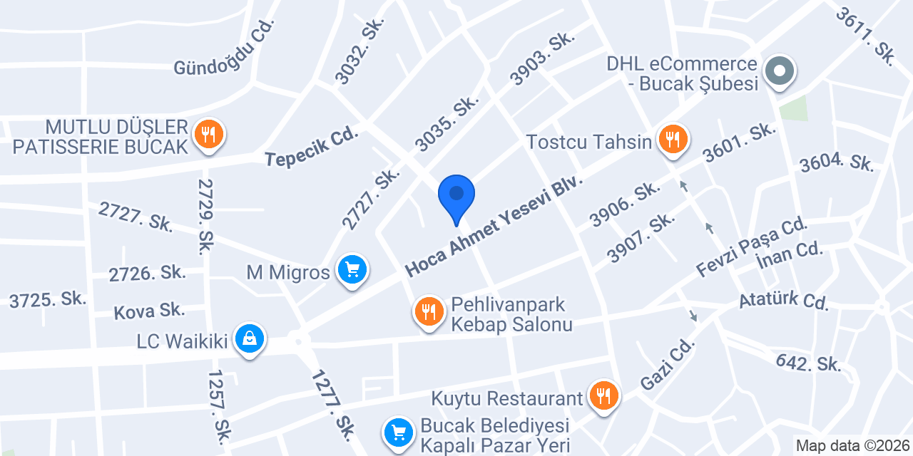 Tuğra Şifa Market konumu