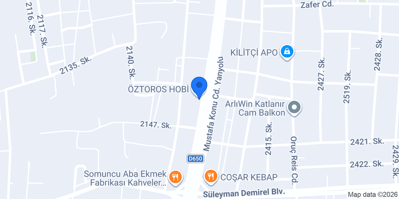 ÖZTOROS OTOMOTİV konumu