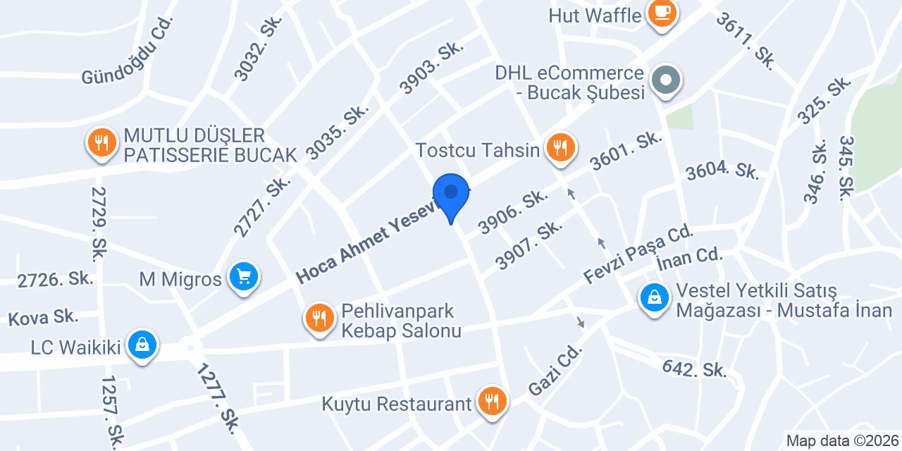 Oses Çiğköfte konumu