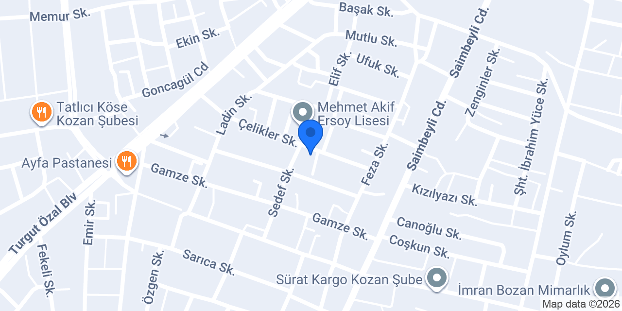 Ece giyim penye konumu