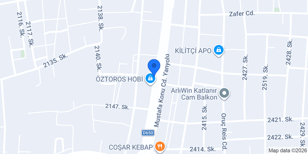 Sert Oto Galeri konumu