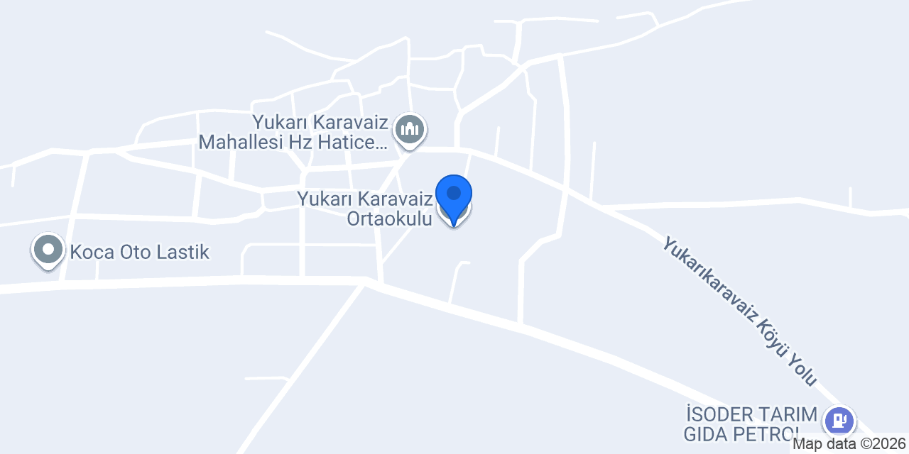 Yukarı Karavaiz Ortaokulu konumu
