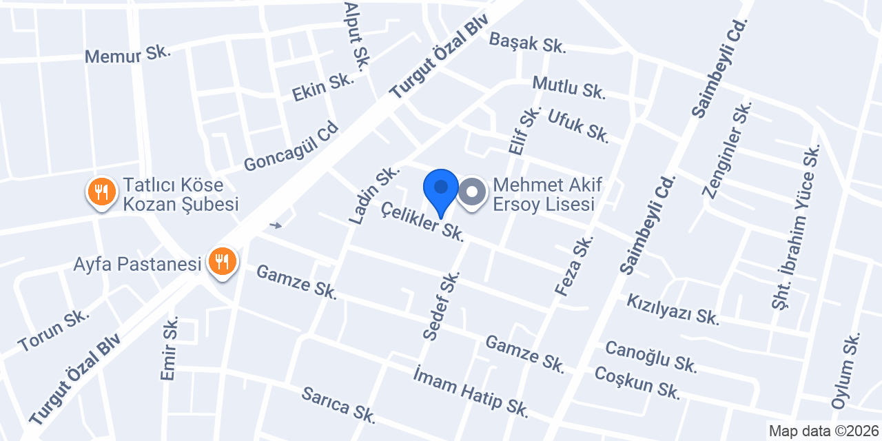 Kozan Hedef Taşımacılık Ltd. Şti. konumu