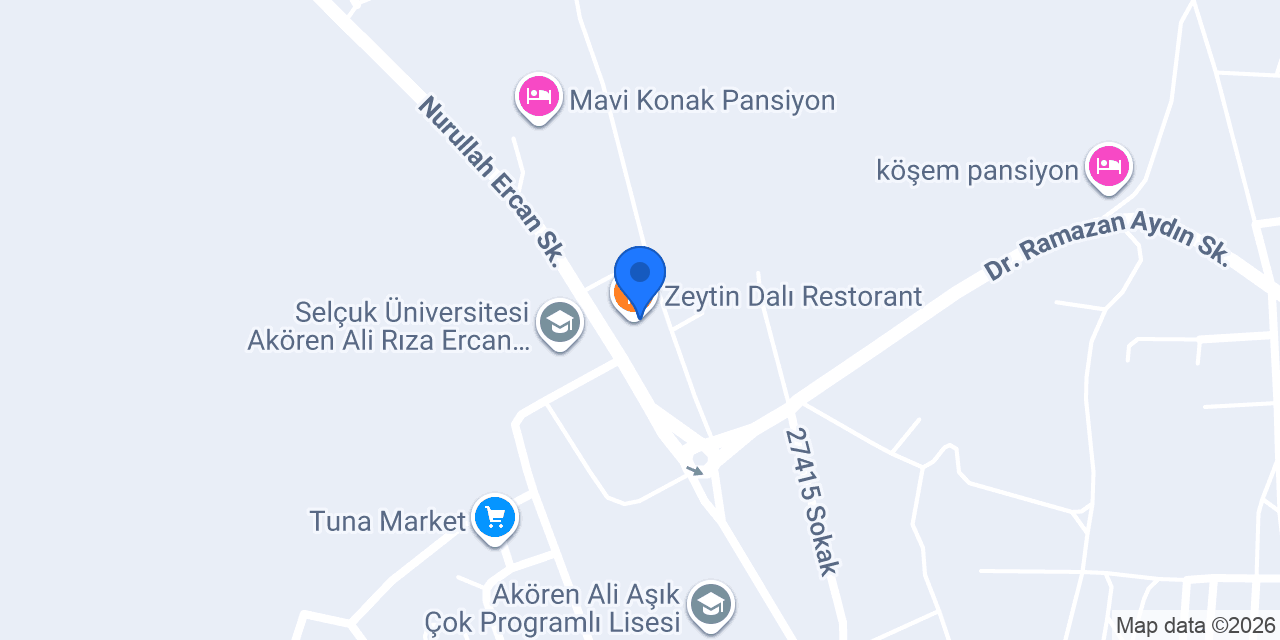 Zeytin Dalı Restorant konumu