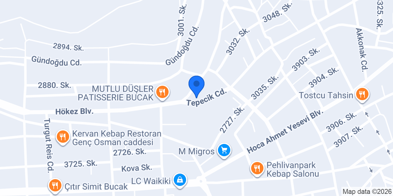 Bucak Optik konumu