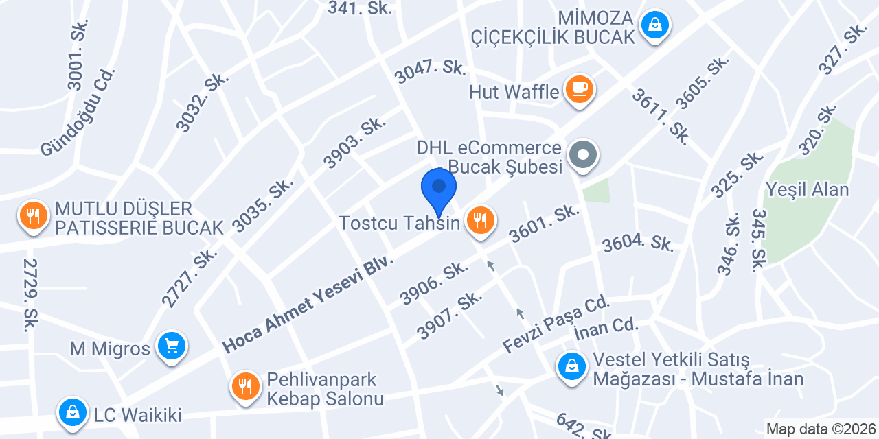 Çiki çiki Döner atom soslu döner konumu