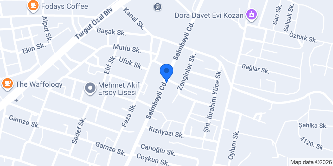 TUTAR OFİS BÜRO MOBİLYALARI konumu