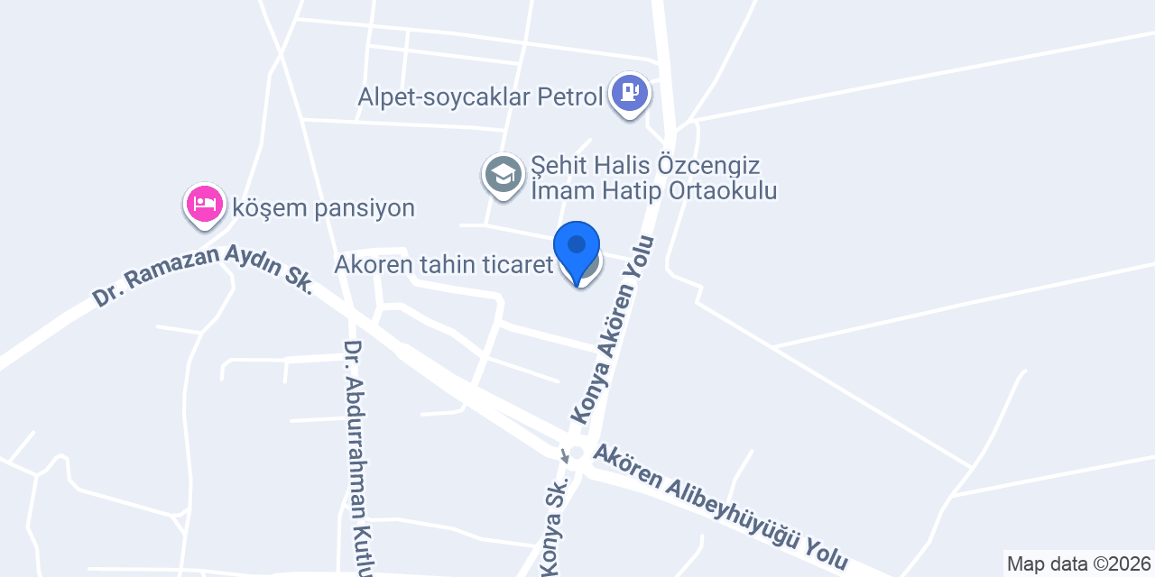 Degirmenci tahin ticaret konumu