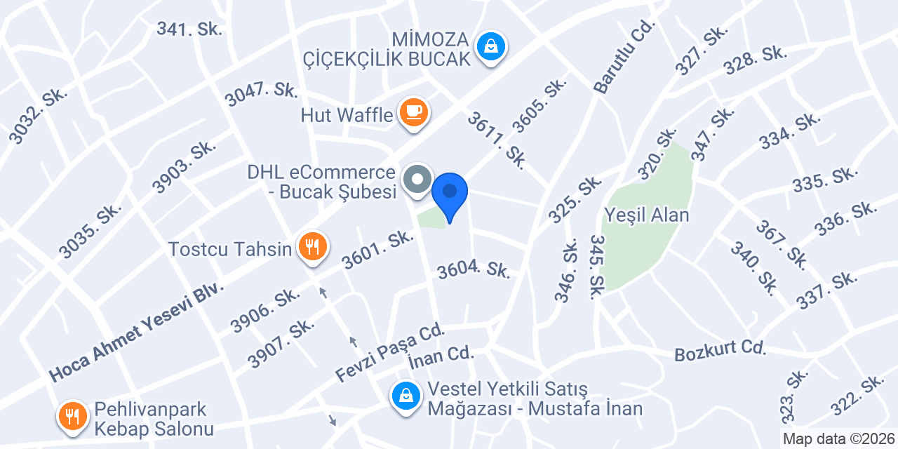 Mutlu Çay Bahçesi konumu
