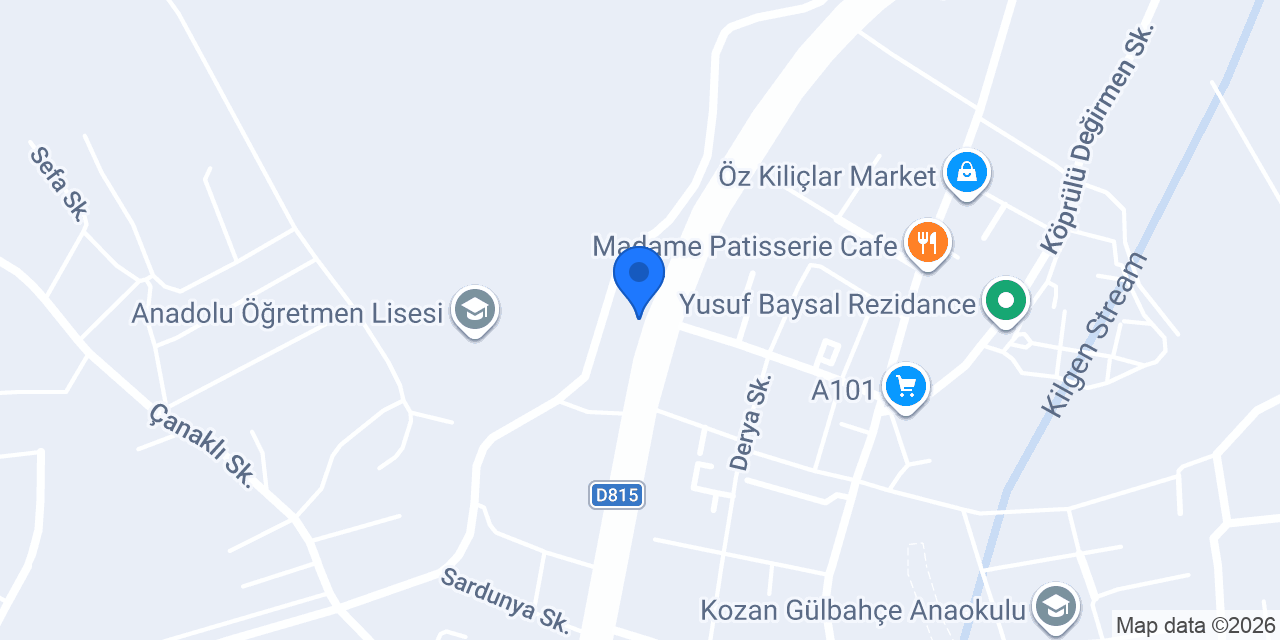 Yüzgeç Otomotiv konumu