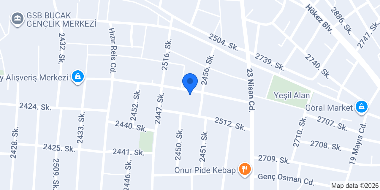 Matur Isı Yapı Market konumu