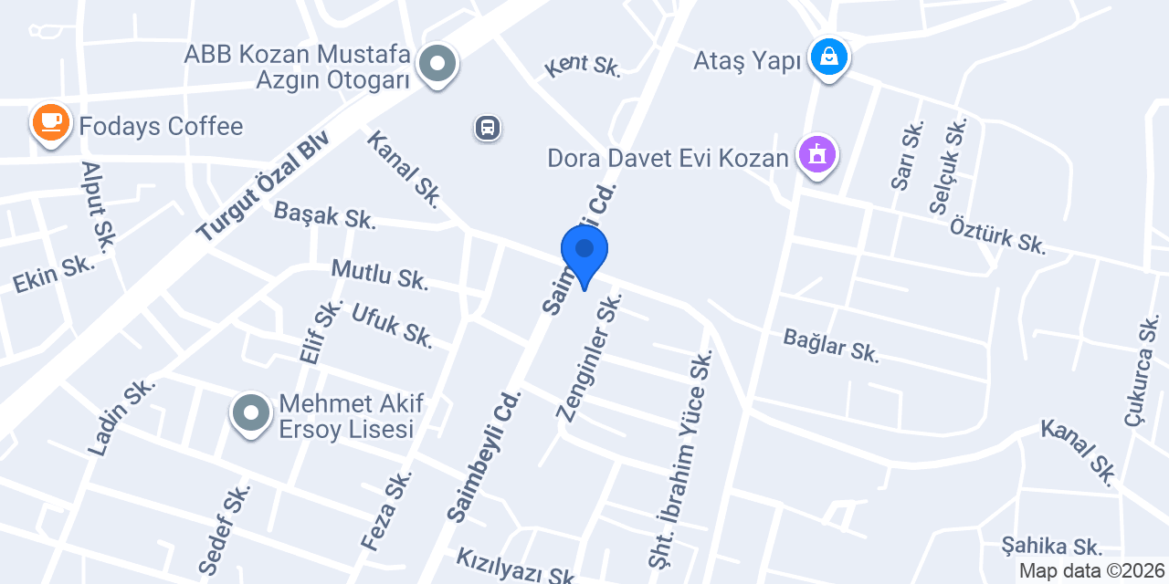 Öz Atilla Ticaret konumu