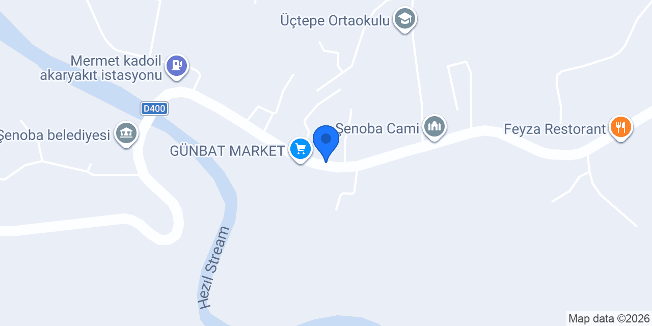 Şenoba yem konumu
