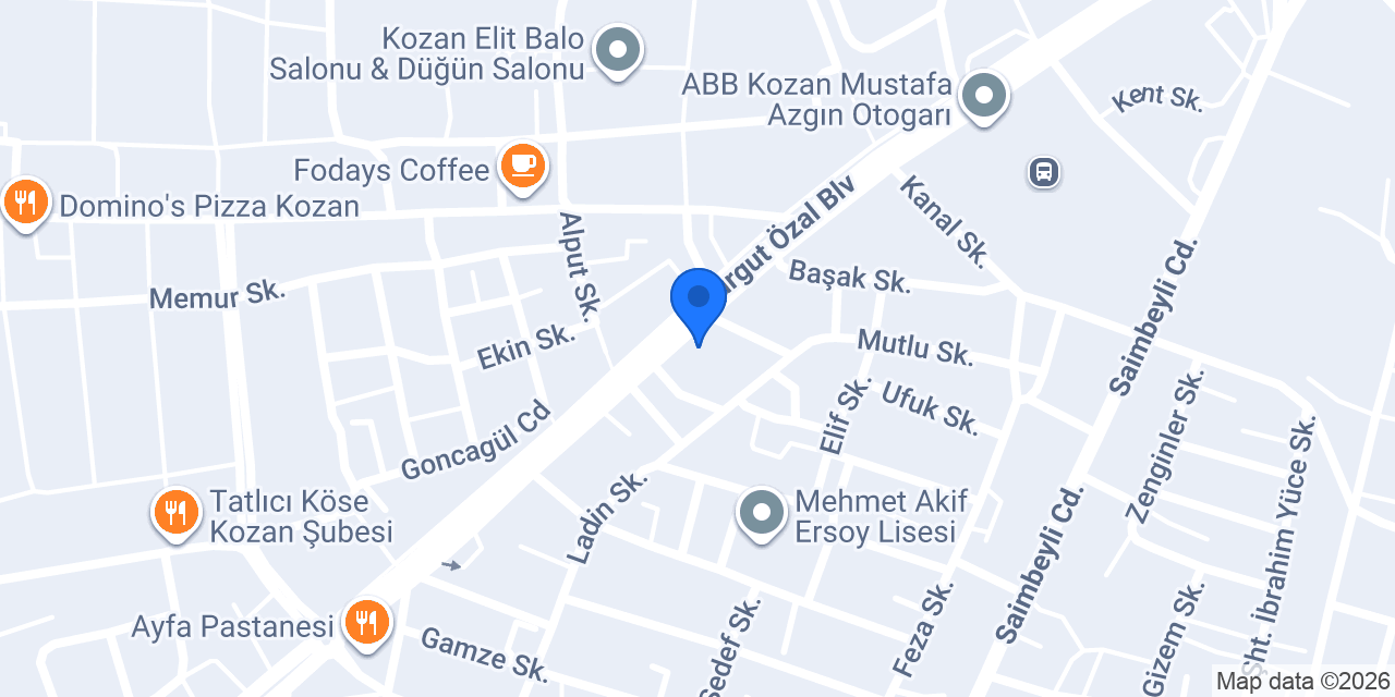 İnci Aksesuar konumu