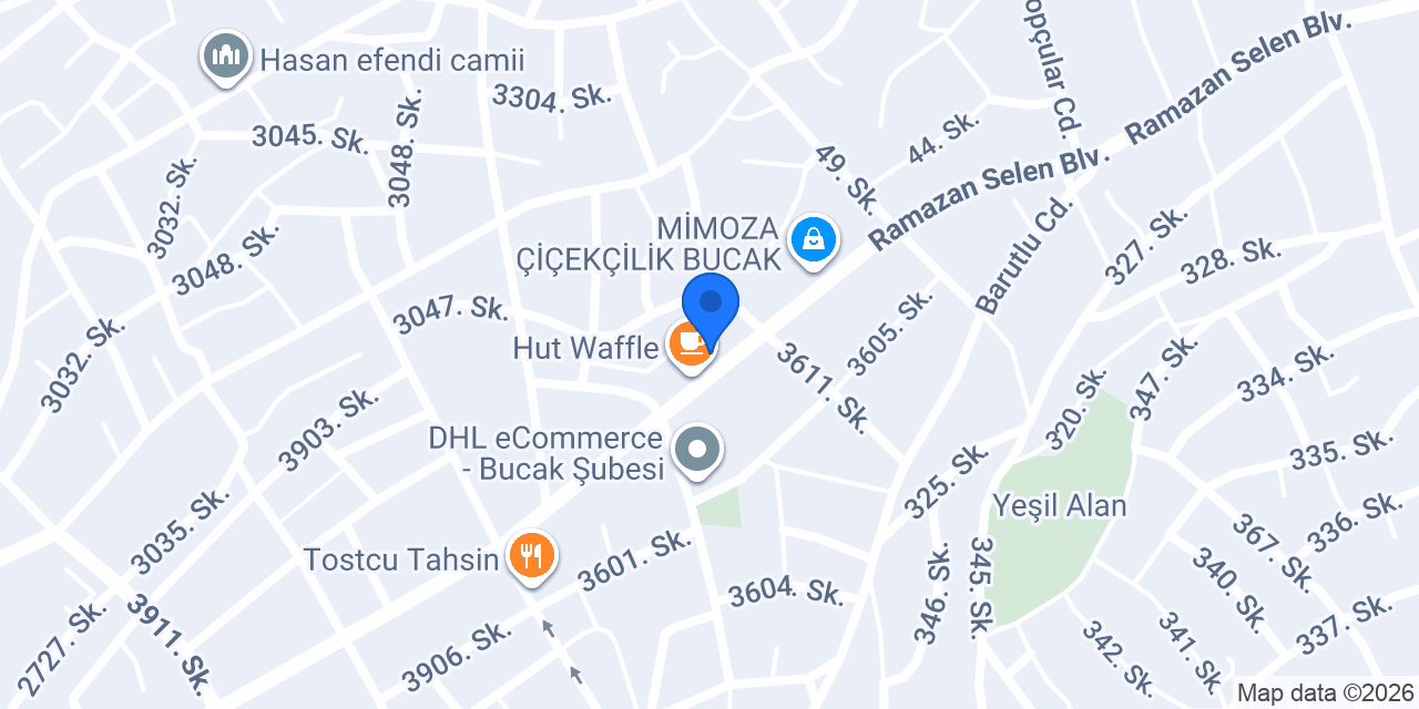 Bucak Fizyoterapist Ali Demirezen konumu