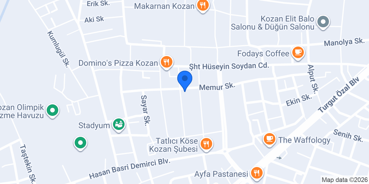 Diş Hekimi Ayşe Dudu (Gökdal) konumu