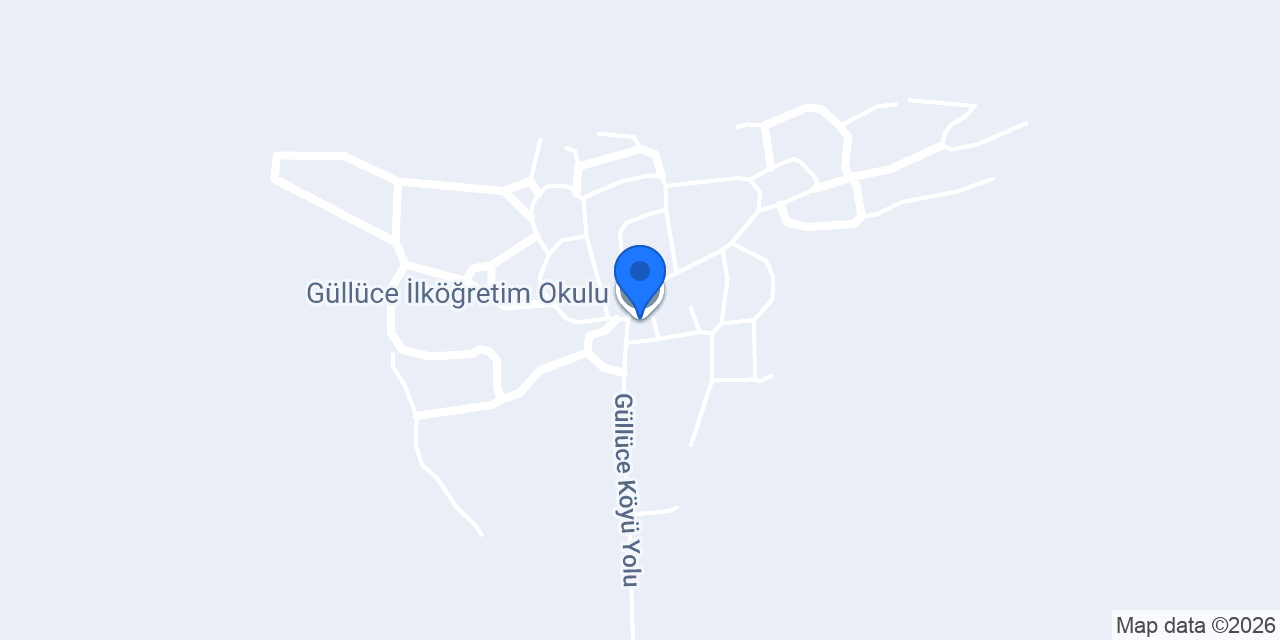 Güllüce İlköğretim Okulu konumu