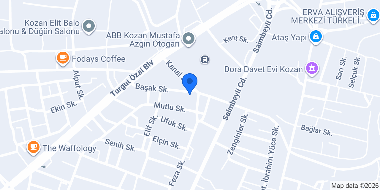 Kozan Elektrik Toptan konumu