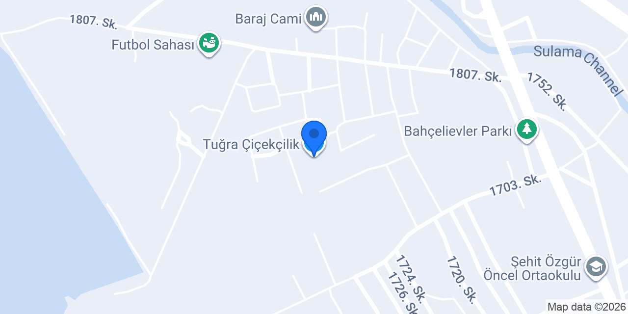 Tuğra Çiçekçilik konumu