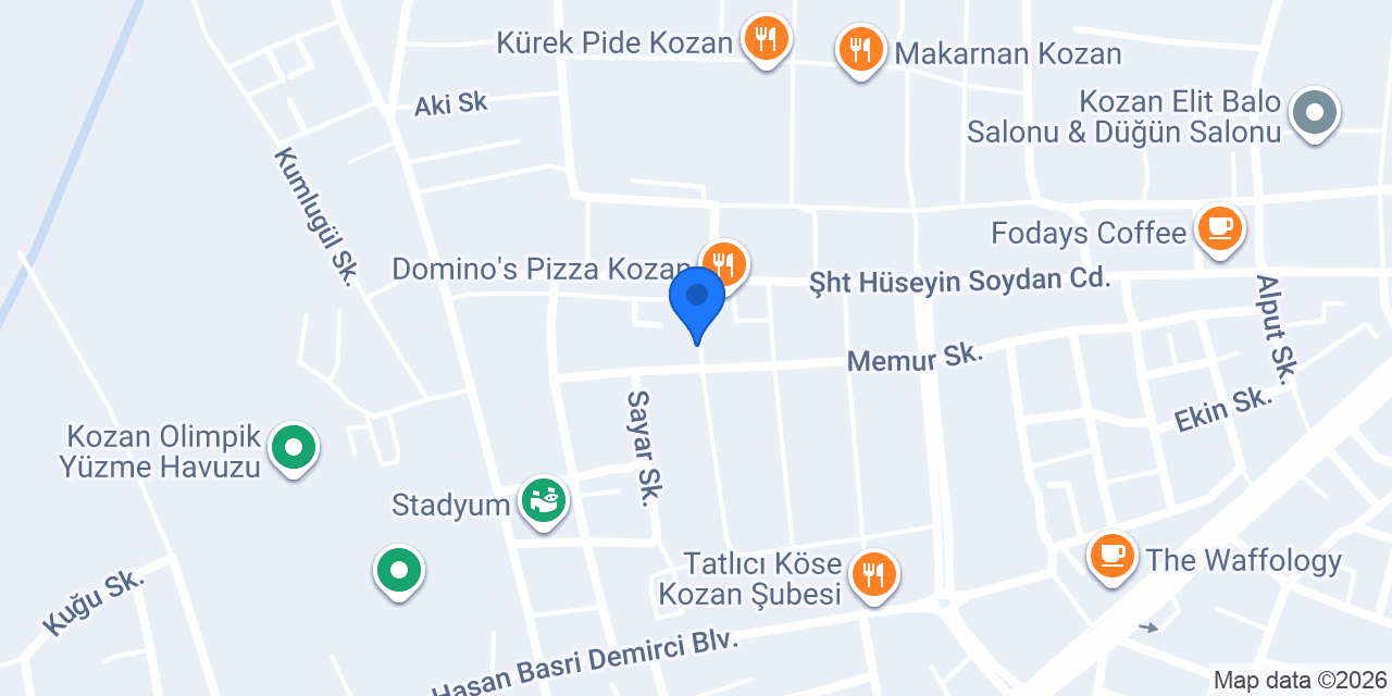 Burger@ Kozan konumu