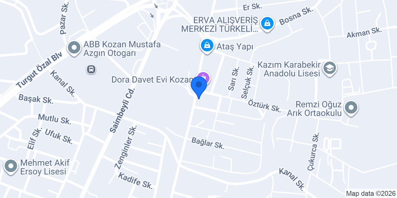 Gökdal Lezzet Evim konumu