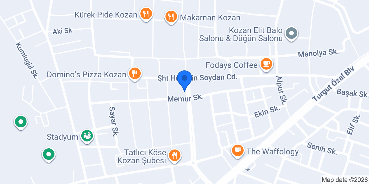 İŞLER KİTABEVİ KOZAN ŞUBE konumu