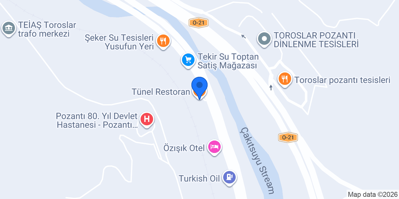 Tünel Restoran konumu