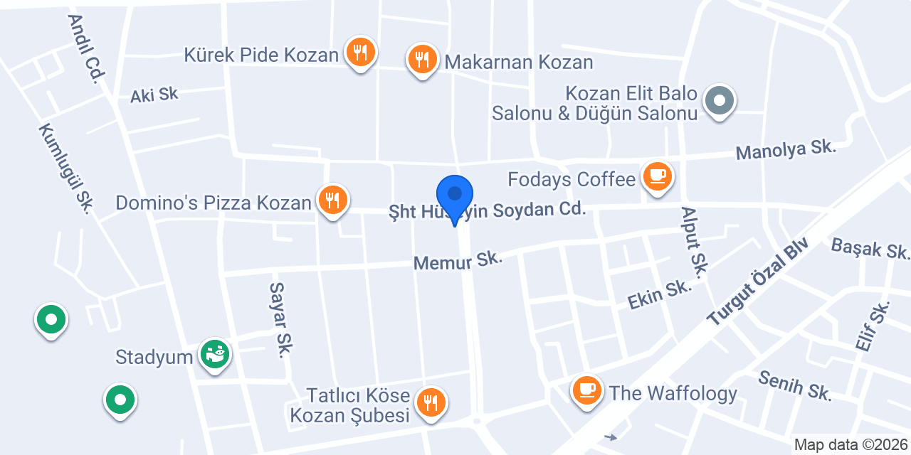 tantuni Club Kozan konumu