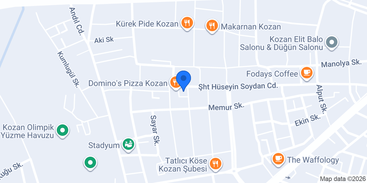 ETO DÖNER KOZAN konumu