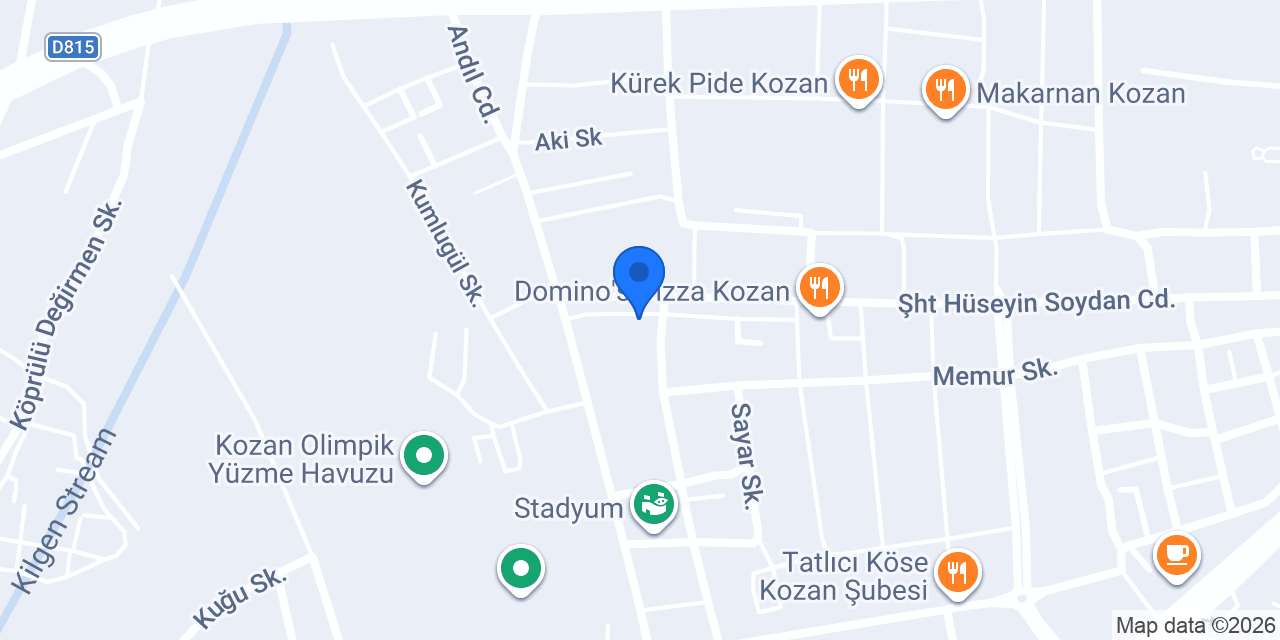 Armağan Baklava Kozan konumu