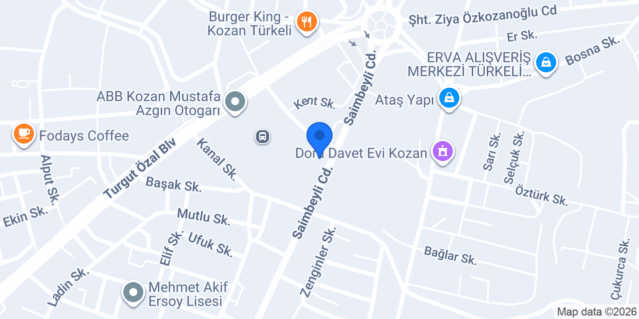 Emmioğlu ticaret &Dekorasyon konumu