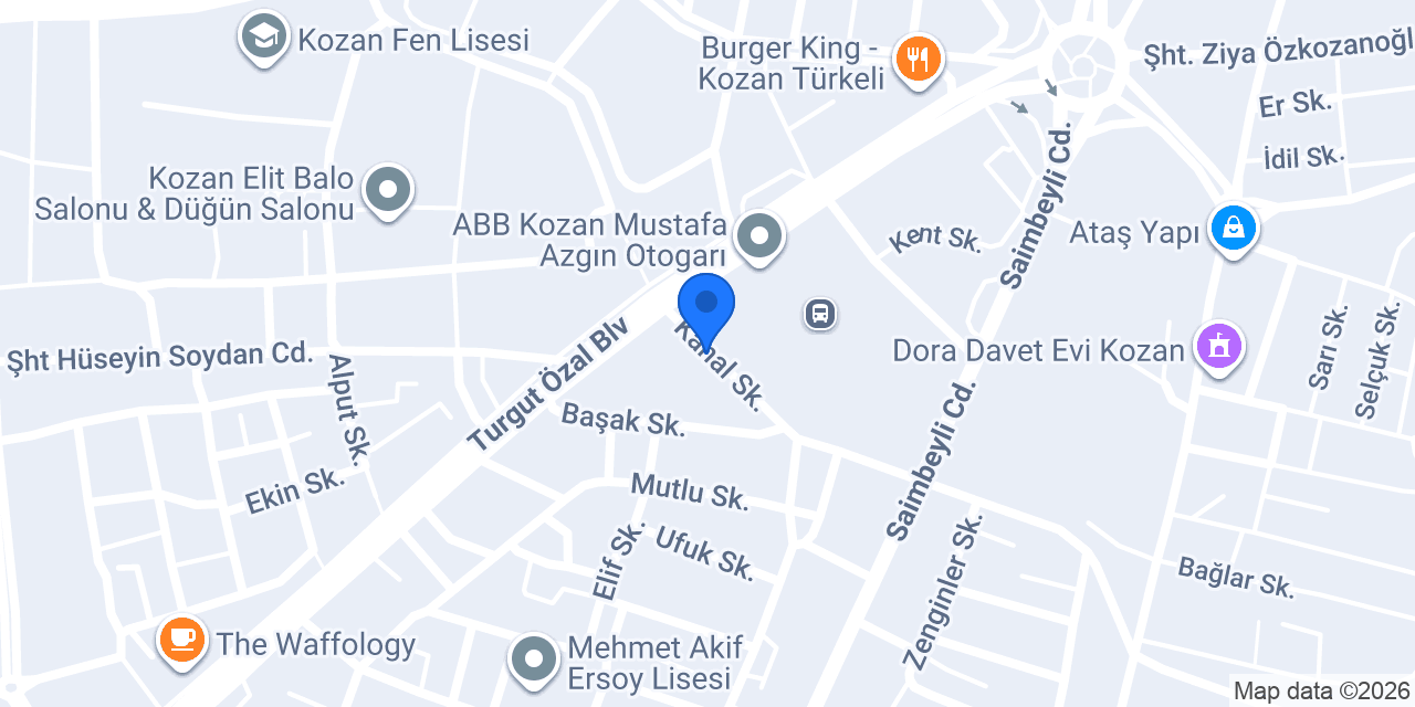 ÖZEL GÜVEN SÜRÜCÜ KURSU konumu