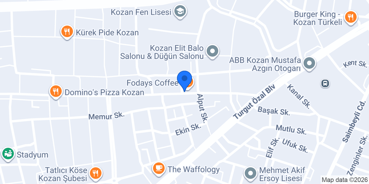 Kozan Halk Eğitimi Merkezi konumu