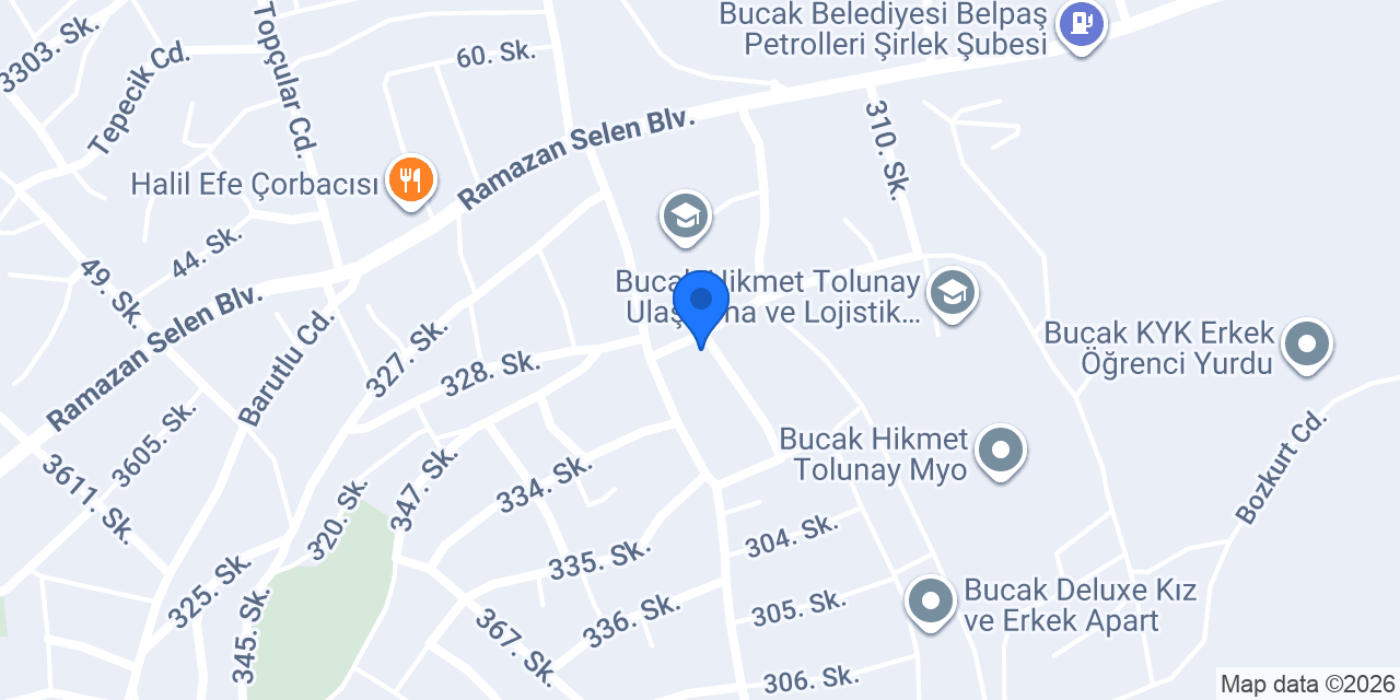 Zeren Kız Öğrenci Pansiyonu konumu