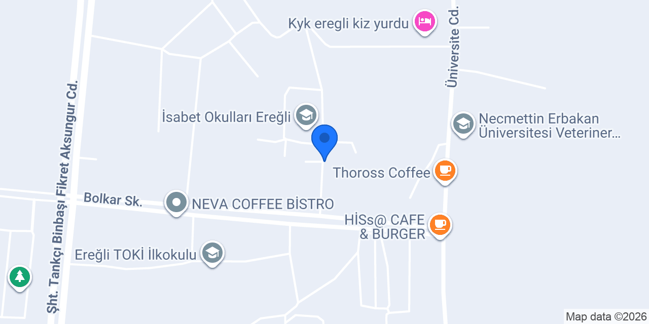ERL Aydos Koleji - Ereğli konumu