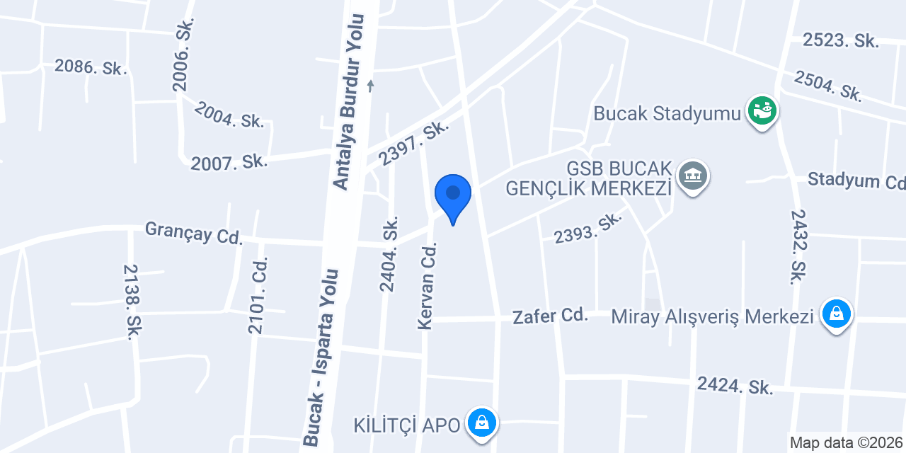 A.Coşkun Otomotiv konumu