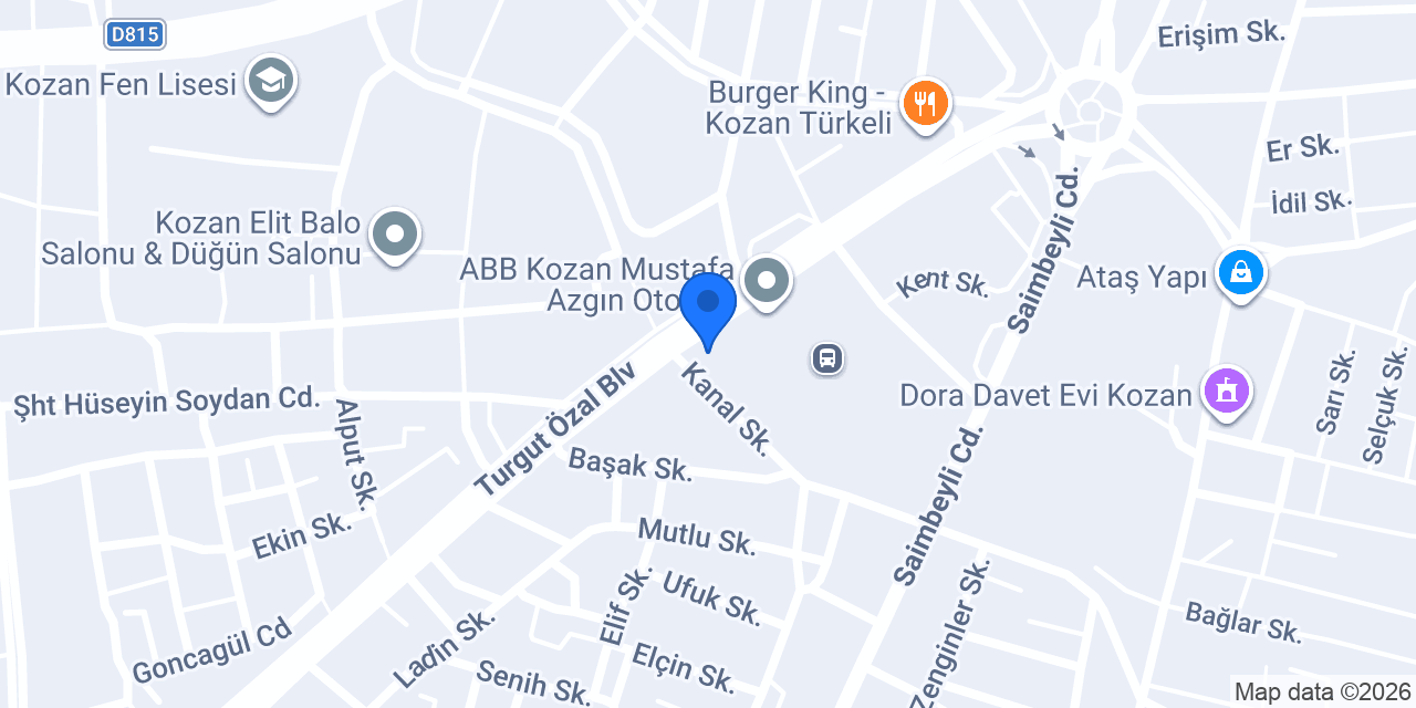 Yeşil kafe kozan konumu