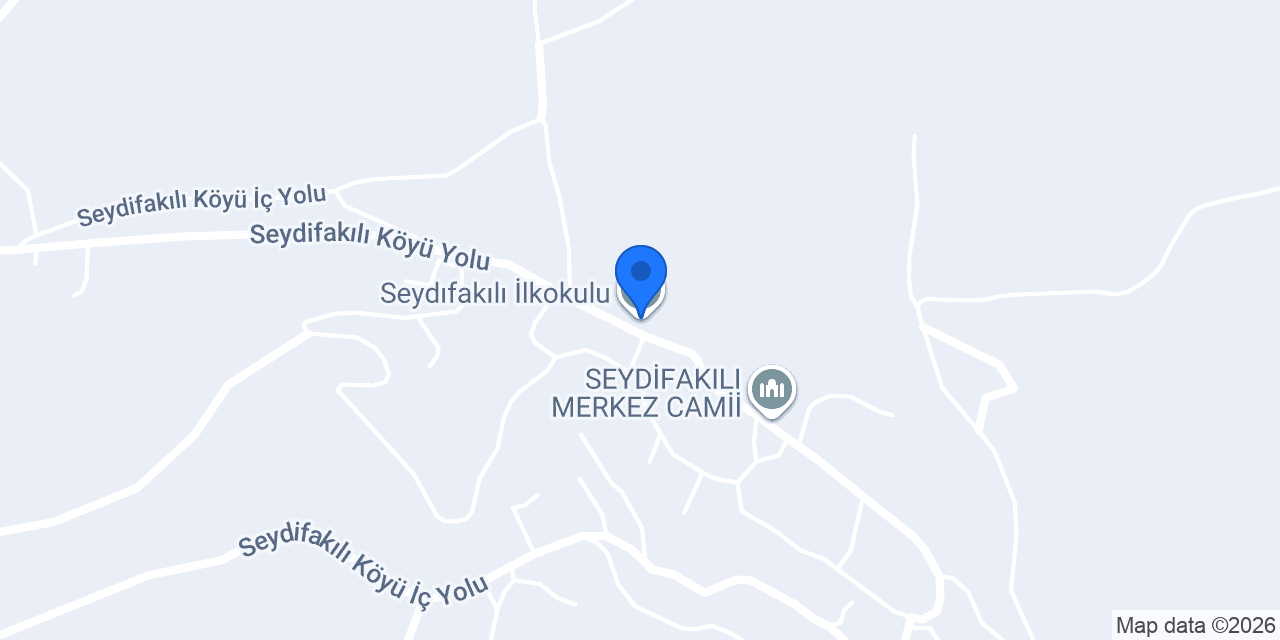 Seydıfakılı İlkokulu konumu