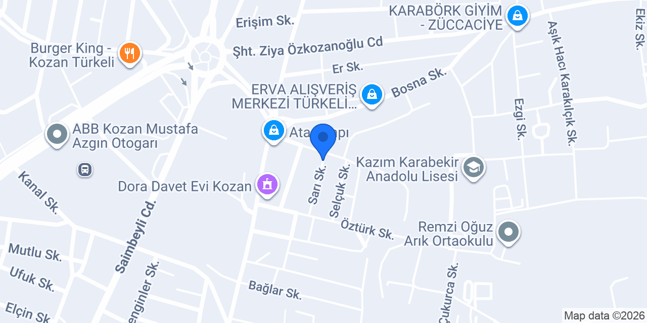 Rehber VİP Kütüphane konumu
