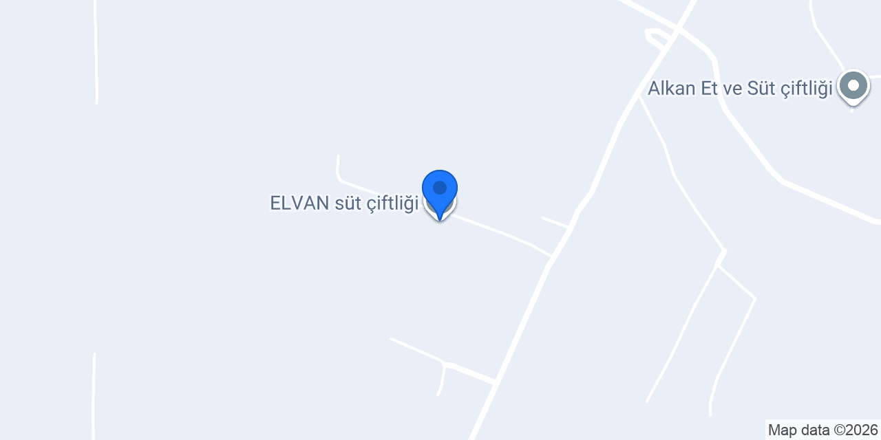 ELVAN süt çiftliği konumu