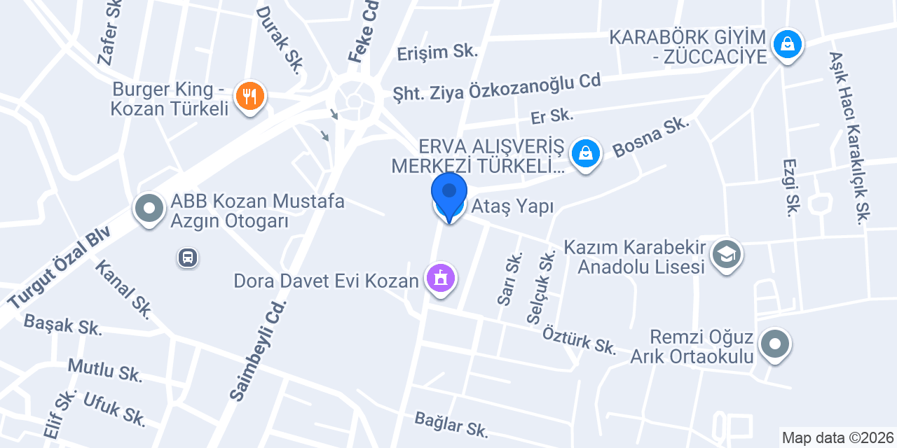 Ataş Yapı konumu