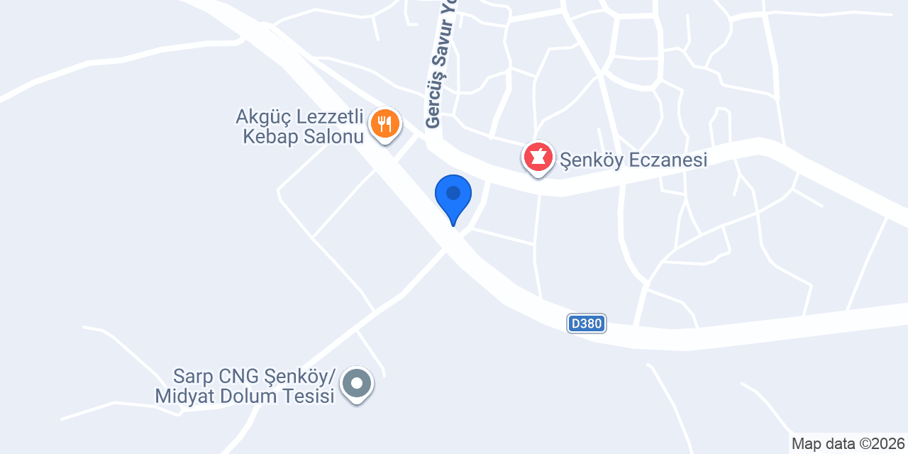 Şenköy oto lastik konumu