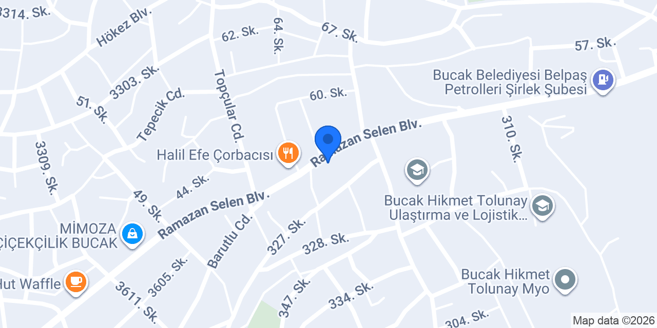 21 Eylül Market konumu
