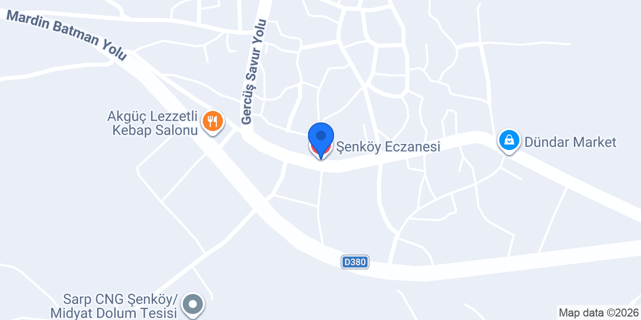 Şenköy Eczanesi konumu