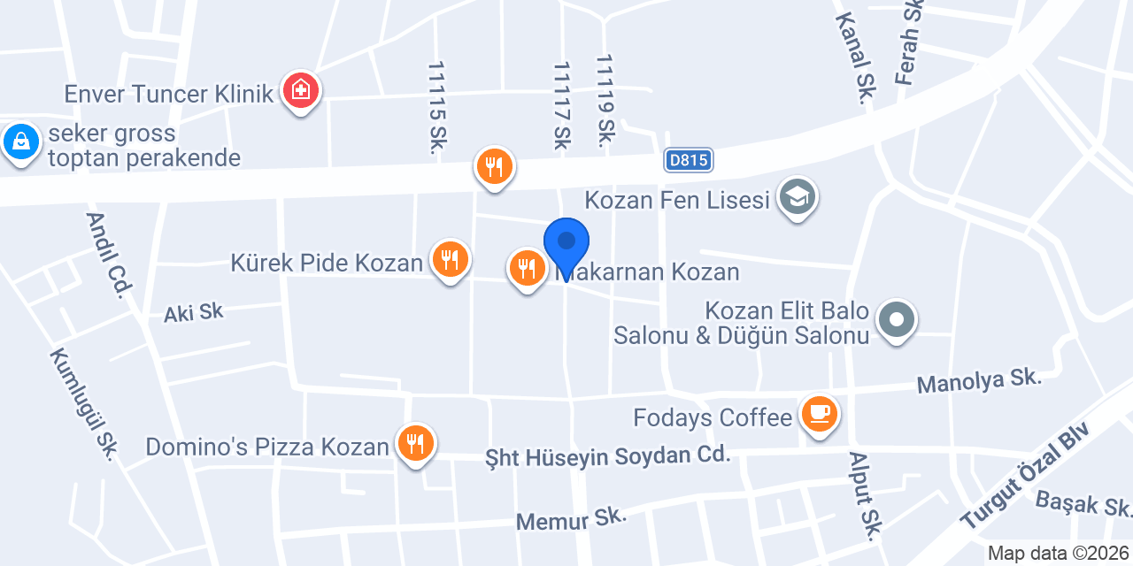 Yemek Evim konumu