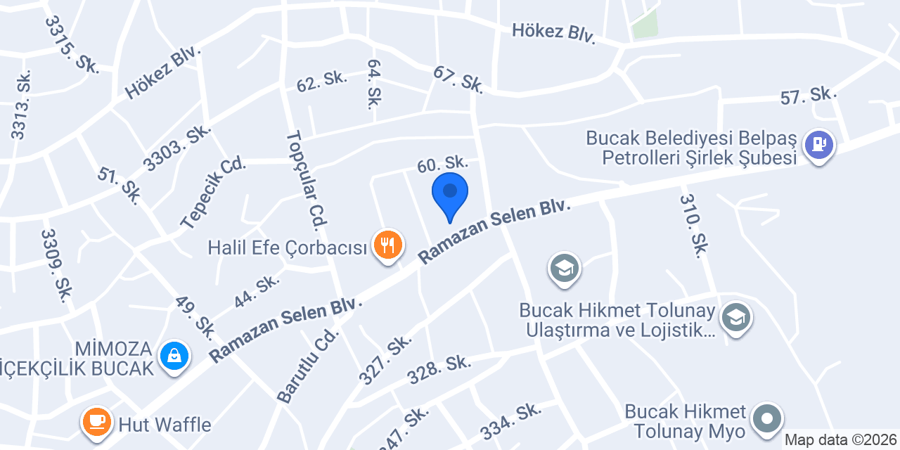 Kahve Deryası Bucak konumu