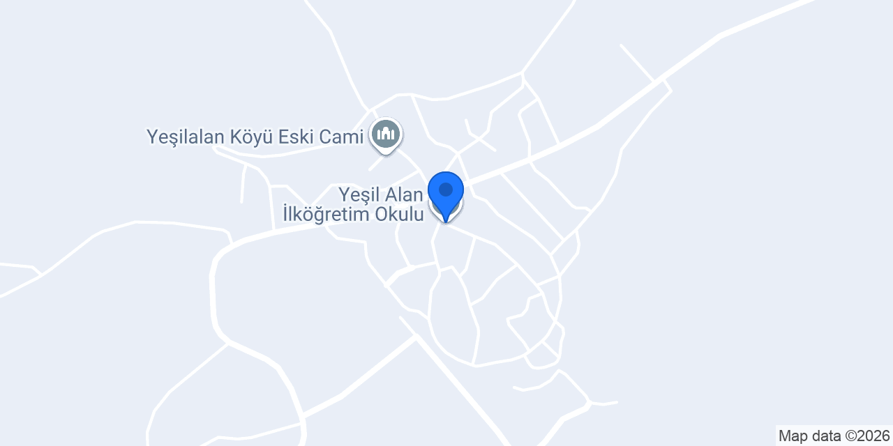 Yeşil Alan İlköğretim Okulu konumu